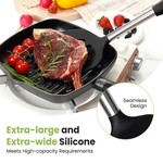 Topika 33pcs Silicone Kitchen Utensils Set With Stainless Steel Handle