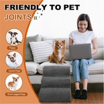 Topika Dog Stairs Ramp, Non-Slip Dog Stairs for Small Dogs and Cats