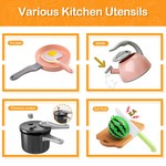 Topika Play Kitchen Accessories Toy Kitchen Sets for Kids, 108pcs