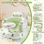 Topika Dino Adventure Baby Seat with Tray for Tiny Explorer, 3+ Months