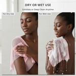 Topika - African Net Sponge for Body Wash Scrubber, Exfoliating Bath Cloth