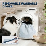 Topika Dog Bed Orthopedic Waterproof Bed for Dogs Washable Cover