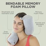 Topika - Travel Neck Brace, Twistable Memory Foam Travel Neck Pillows