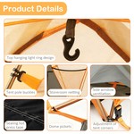 Naturehike Camping Tent 8/10 Person Waterproof 2-Layer Outdoor Family Tent
