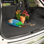 Topika Rubber Cargo Boot Floor Mat Liner Compatible with Cars/SUVs/Trucks