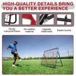 Topika Football Training Rebound Net 1m - Adjustable Soccer Rebounder Frame