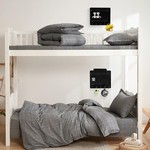 Topika Bedside Wall Organizer Shelf with hooks for Phone & Small Essentials