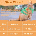 TopikaPet - Adjustable Cat Harness and Leash Set for Walking, Anti-Escape