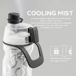 Topika Cycling Water Bottle with Spray Mist, 590ml Insulated Sports Bottle