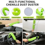 Topika - Car Wash Mop Kit, Long Handle, Brush, Microfiber Cloths & Squeegee