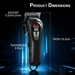 Topika Hair Clippers for Men Cordless Trimmer 13 Pieces Kit