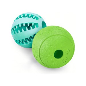 Interactive Dog Toy Ball, Puppy Dog Teething Toys & Food Treat Balls