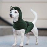 Topika Dog Calming Vest Hoodie Military