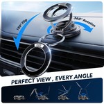 Topika Car Phone Mount, Mobile Phone Car Holder Foldable Magnetic Car Mount