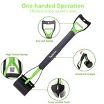 Heavy Duty Pooper Scooper for Large and Small Dogs, 80CM Long Handle