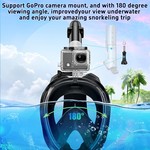Topika - Anti-Fog Panoramic Snorkelling Mask, Foldable Dry Top Design