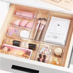 TopikaHome 28Pcs Clear Plastic Drawer Organizer Set, Organizers and Storage