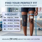 Topika - Kniee Brace, Knee Meniscus Sports Knee Guard with V-Cross Straps
