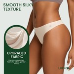 Lekkon Women Thongs Panties Classic Microfiber Silky Underwear 3/6 Pack