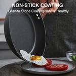 TopikaHome-Non Stick Frying Pans,Nonstick Fry Pan and Cookware Set with Coating
