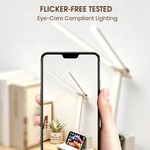 Topika - LED Desk Lamp, Rechargeable Dimmable Study Light With Phone Holder