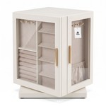 Topika 360 Rotating Jewellery Box, 5-Layer Makeup Organiser for Vanity