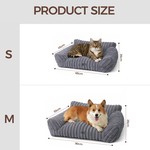 Topika Soft Supportive Pet Sofa for Dogs & Cats, Pet Bed