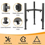 Topika Adjustable Dog Bowls w/ Stand, Metal Elevated Holder Feeder for Dog