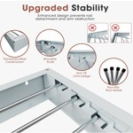 Topika - Retractable Wall Mounted Clothes Drying Rack, Space Saving