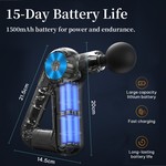 Topika - Massage Gun Deep Tissue with 9 Heads, 9 Speeds, Quiet Massager
