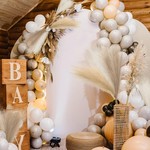 Topika Dried Pampas Grass Decor 30pcs 42cm Artificial Flower for Home Decor