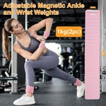 Topika Weighted Wrist Bands Adjustable Silicone Weighted Bracelet For Yoga