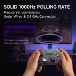 EasySMX Wireless Game Controller, Charging Dock, TMR Anti-Drift Joysticks
