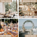 Topika Dried Pampas Grass Decor 100pcs Artificial Flowers for Home, Wedding