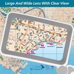 Topika -5x Magnifying Glass with Light,Adjustable LED, Foldable for Reading