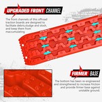 TopikaAuto - 2PC Off-Road Traction Boards for Sand&Mud Recovery, 3.5T Load