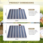 Topika - Picnic Blankets Large Picnic Blanket Outdoor Picnic Mat