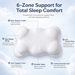 Topika - Cloud-Shaped Memory Foam Pillow, Neck And Shoulder Support
