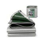 Topika - Heavy Duty PVC Waterproof Tarp Tent Cover, 3 Size Cover