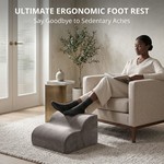 Topika Under-Desk Footrest Ergonomic Leg Support Pillow For Office & Home
