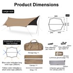 Naturehike - Camping Outdoor Canopy Camping Shade Canopy Waterproof Tarp