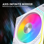 Topika - Cooling Fans For PC 120mm ARGB Reverse Blade CPU Cooler Fans 5pcs
