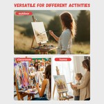 VSelect - Stretched Canvas Boards for Painting, Multiple Size, 100% Cotton