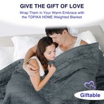 Topika Cooling Weighted Blanket for Adults, 9kg Heavy Blanket 203 x 220cm