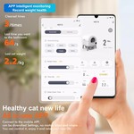 Topika Cat Litter Box with App Control, Automatic Self Cleaning