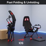 Topika - Foldable Racing Simulator Cockpit With Sim Racing Chair