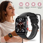 Topika Bluetooth Calling Smartwatch,IP67,120 Sports Modes,Sleep Track