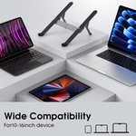 Topika Portable Laptop Stand, Adjustable Height, Foldable, Compact Desk Pro