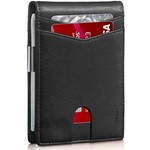 Topika Money Clip and Card Holder Wallet with RFID Blocking for Men