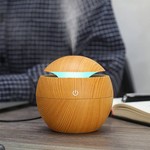 Wooden Grain Humidifier Aroma Essential Oil Diffuser - 200ml